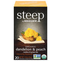organic dandelion and peach rooibos and green tea