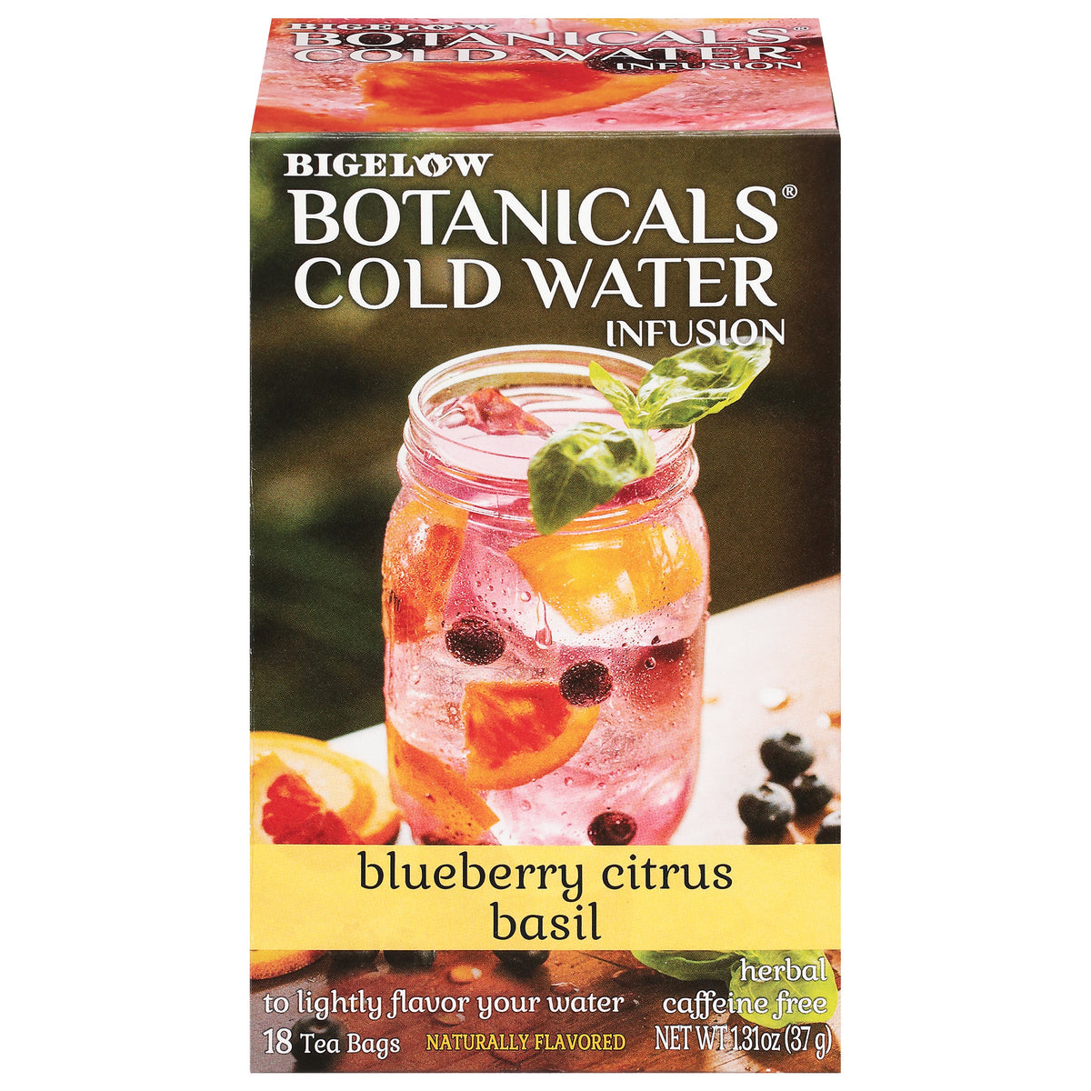 Blueberry Citrus Basil Cold Water Infusion