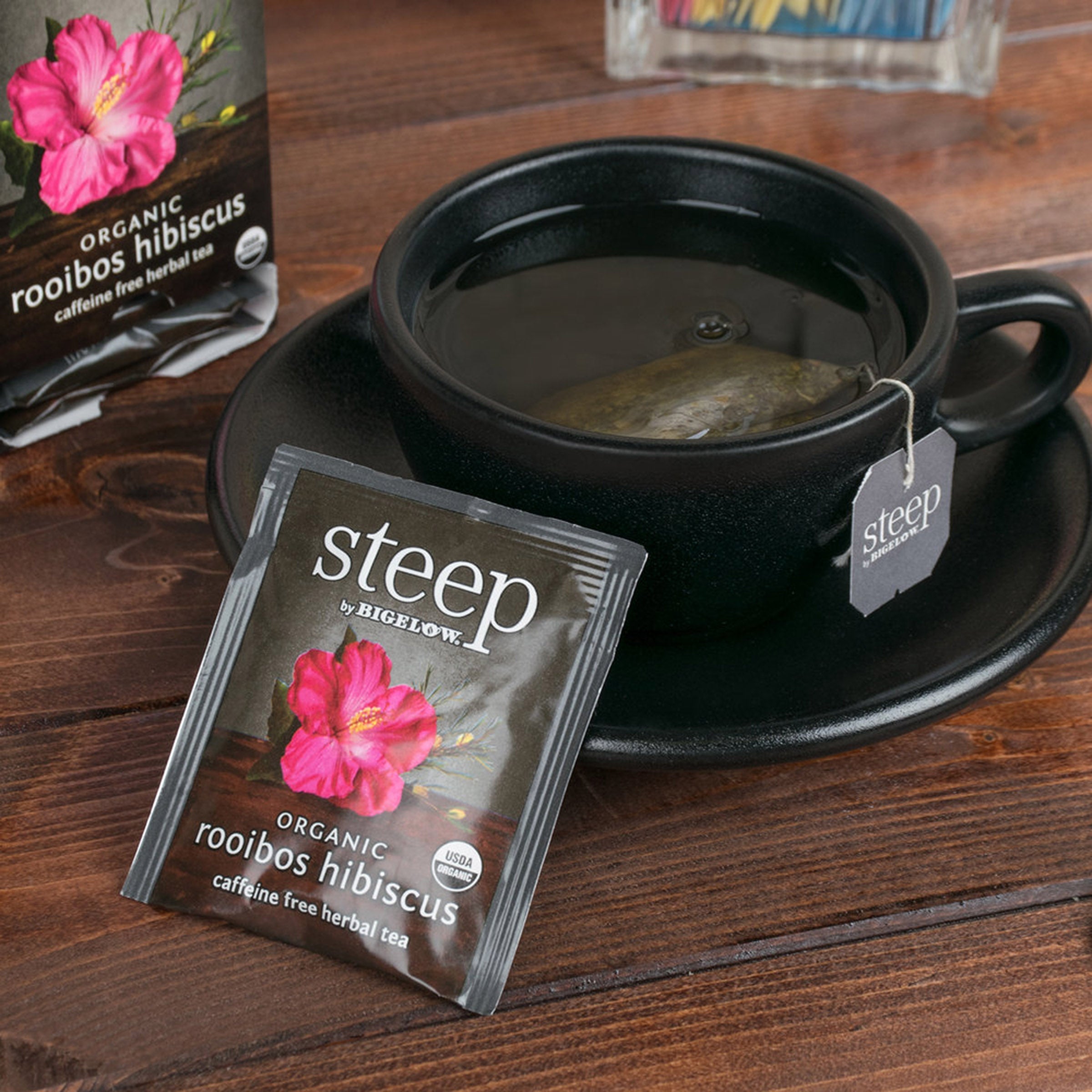 organic rooibos hibiscus herbal tea
