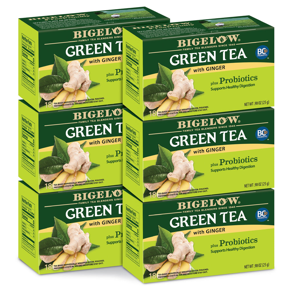 Green Tea with Ginger plus Probiotics