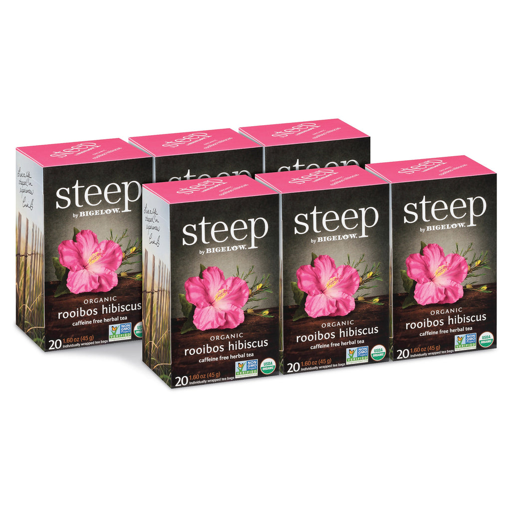organic rooibos hibiscus herbal tea