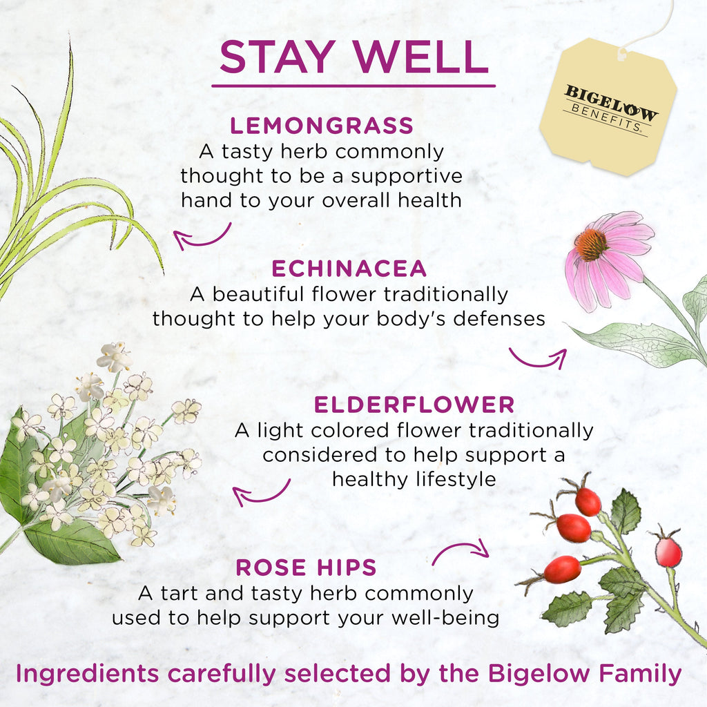Stay Well Lemon and  Echinacea Herbal Tea
