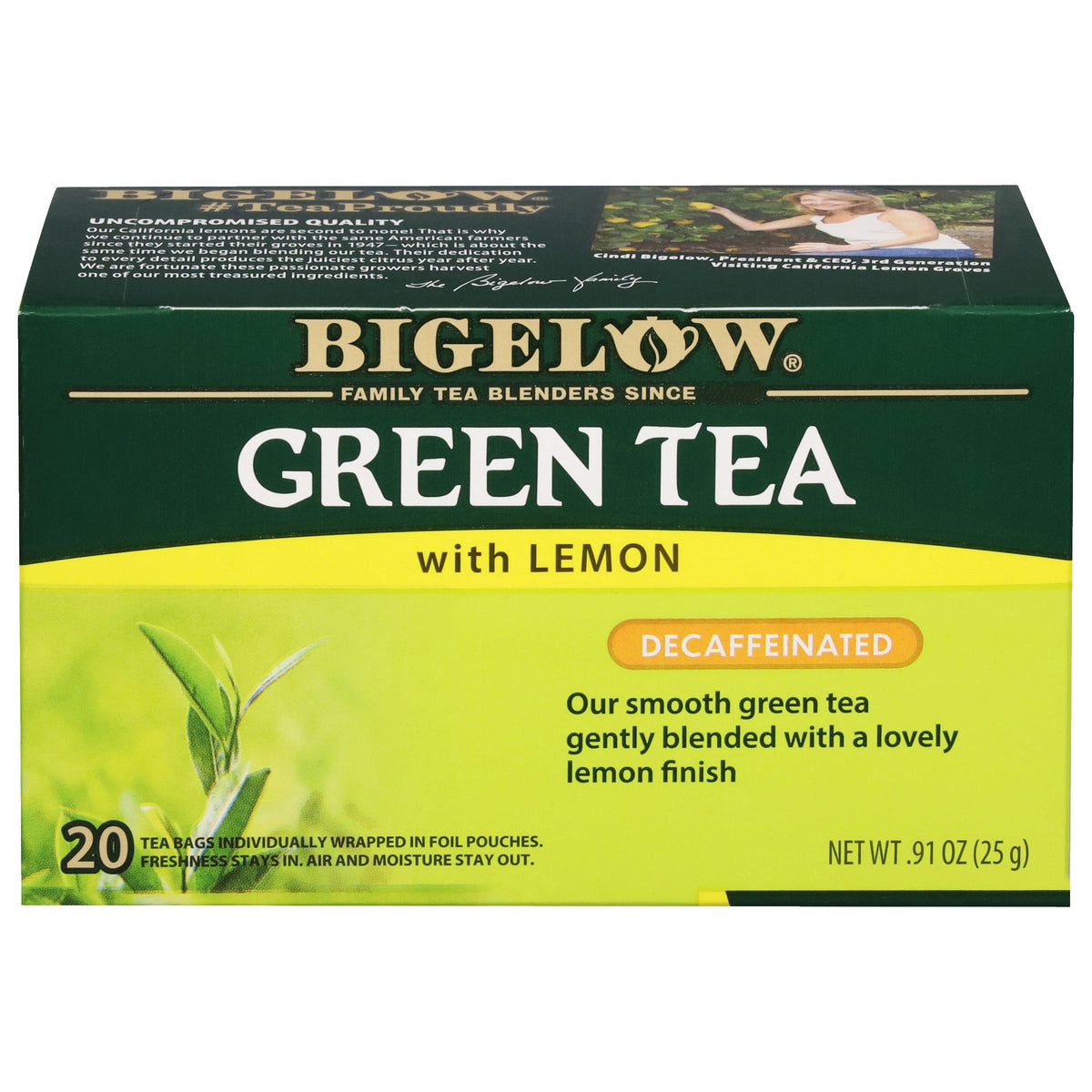 Green Tea with Lemon Decaf