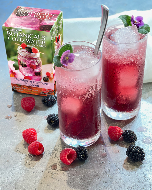 Blackberry Raspberry Hibiscus Cold Water Infusion