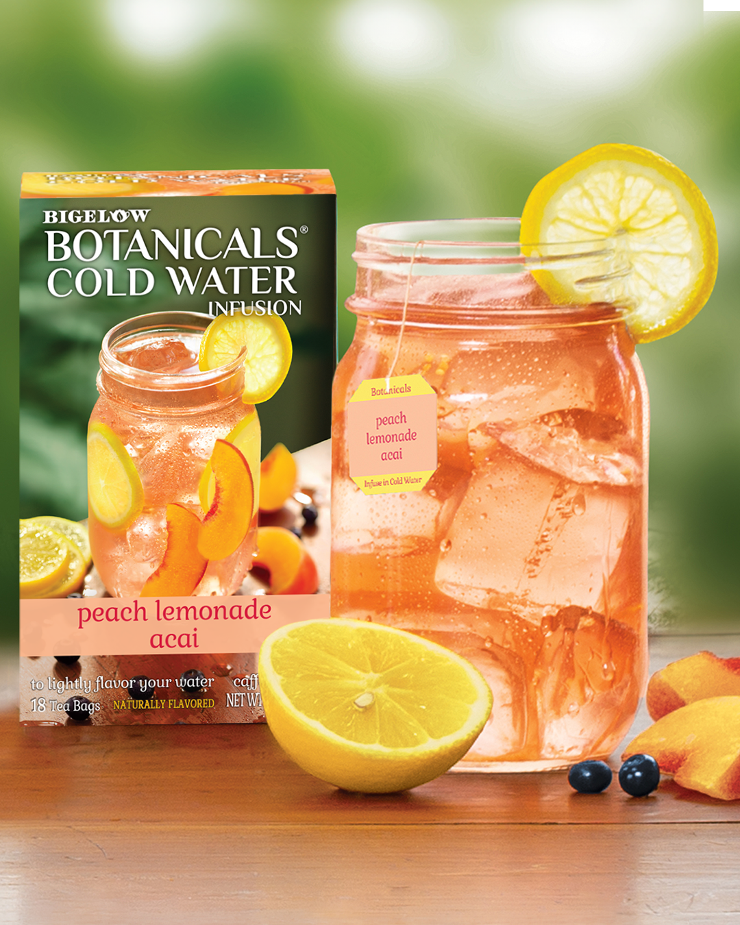 Peach Lemonade Acai Cold Water Infusion