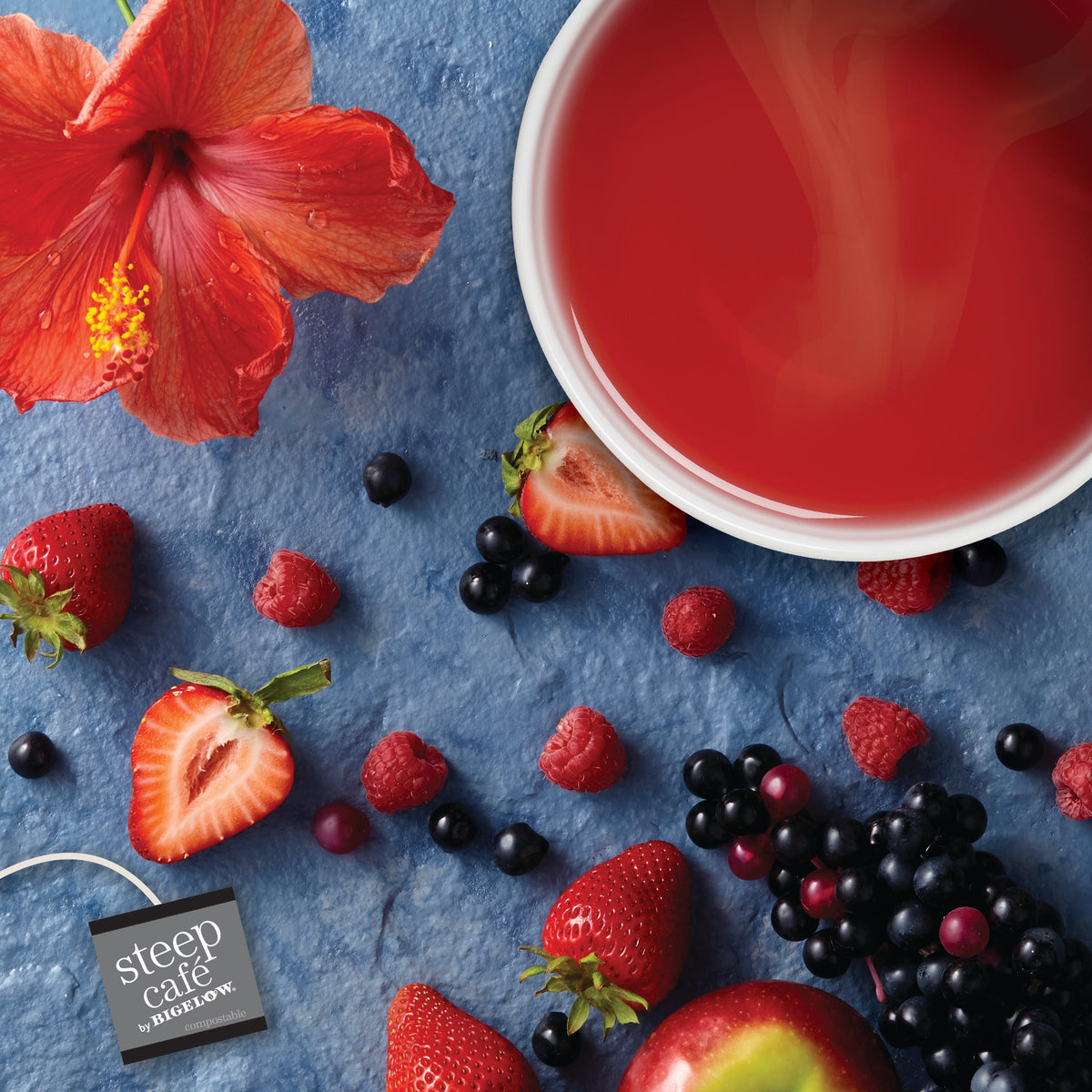 organic wildberry hibiscus full leaf herbal tea