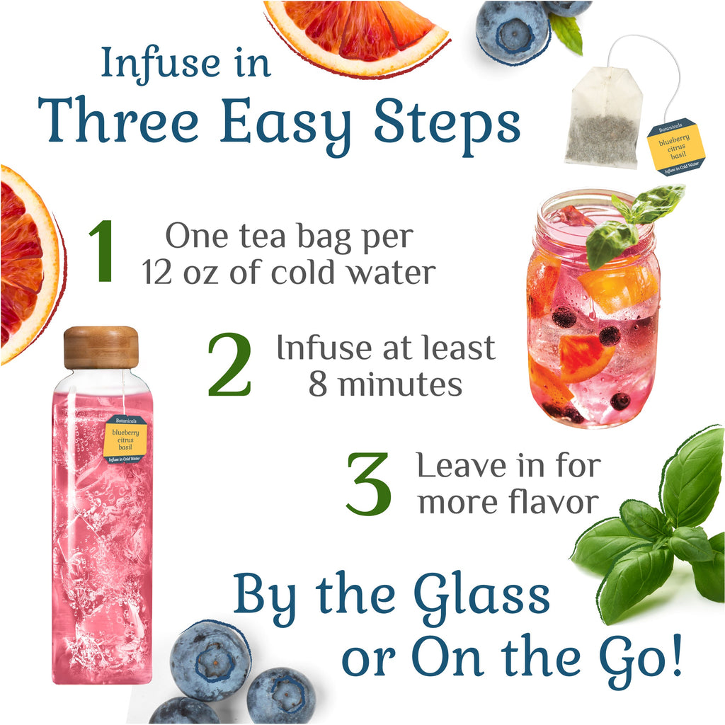 Blueberry Citrus Basil Cold Water Infusion