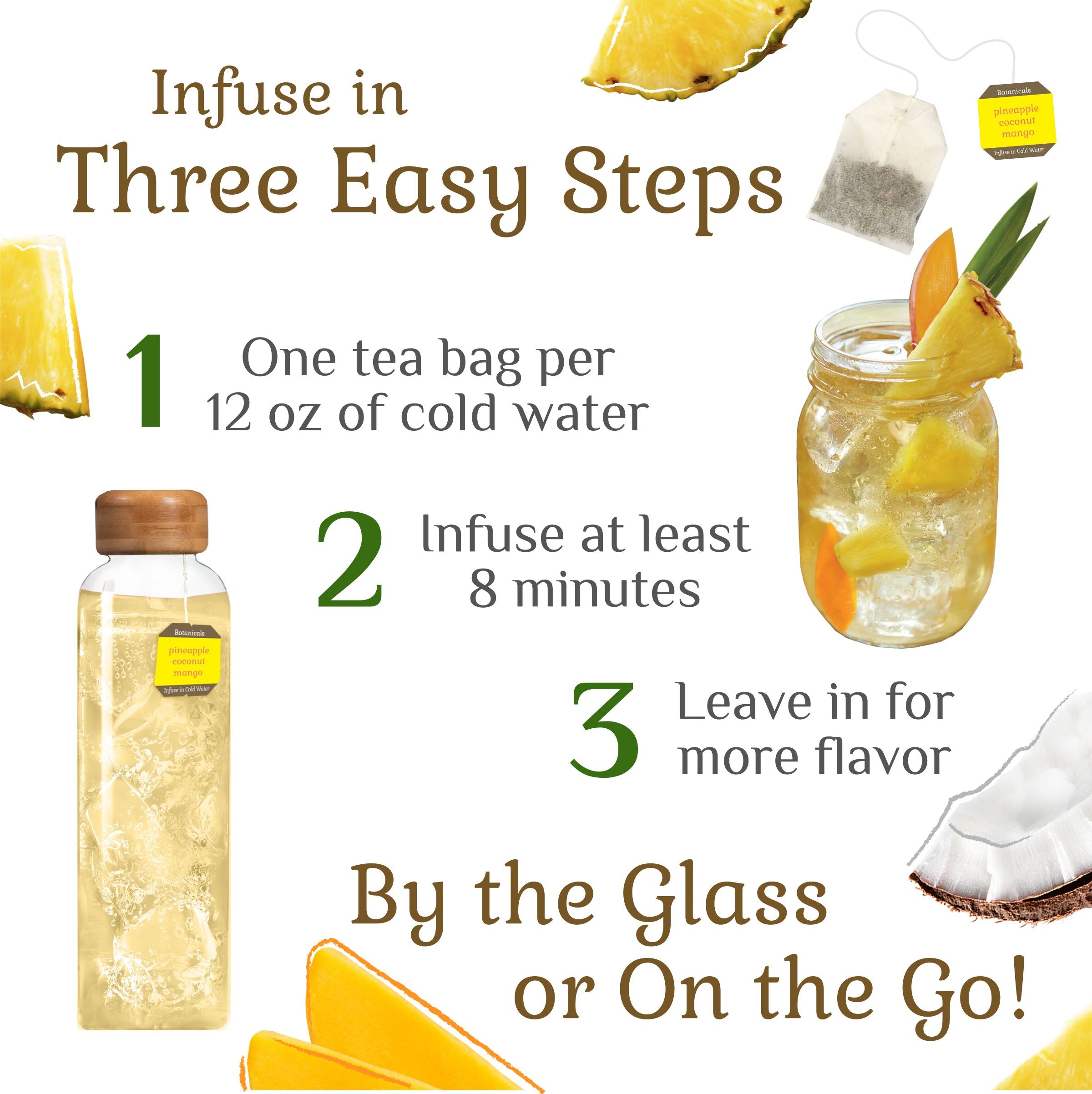 Pineapple Coconut Mango Cold Water Infusion