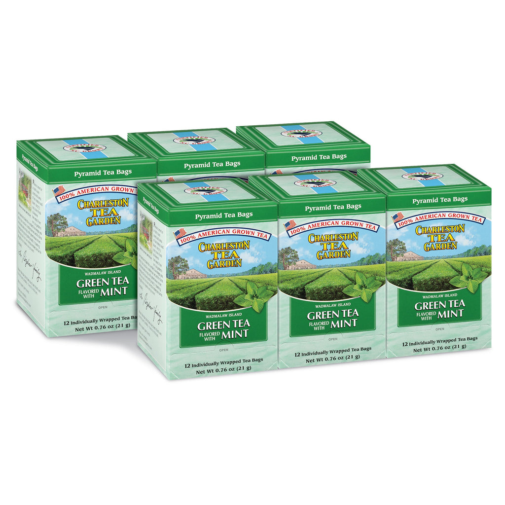 Wadmalaw Island Green Tea with Mint Pyramid Bags