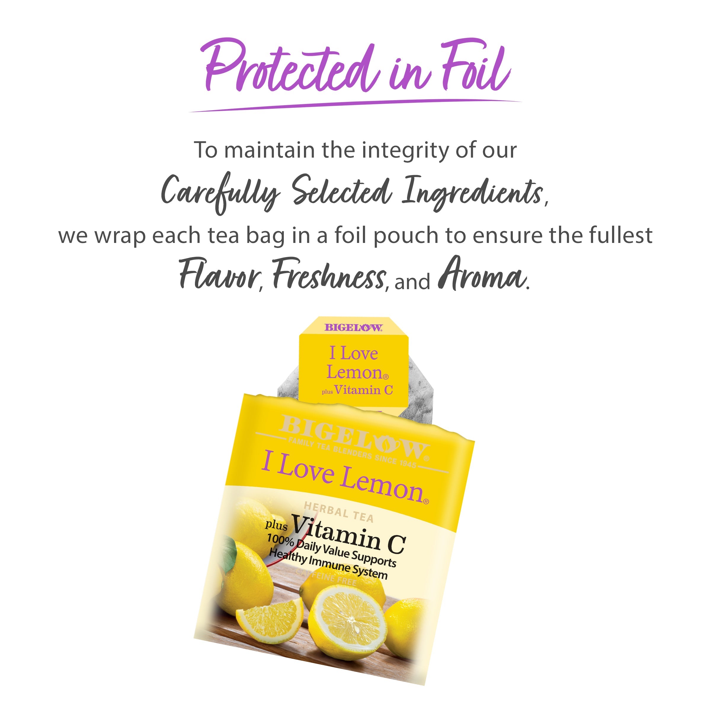 I Love Lemon® Plus Vitamin C Herbal Tea