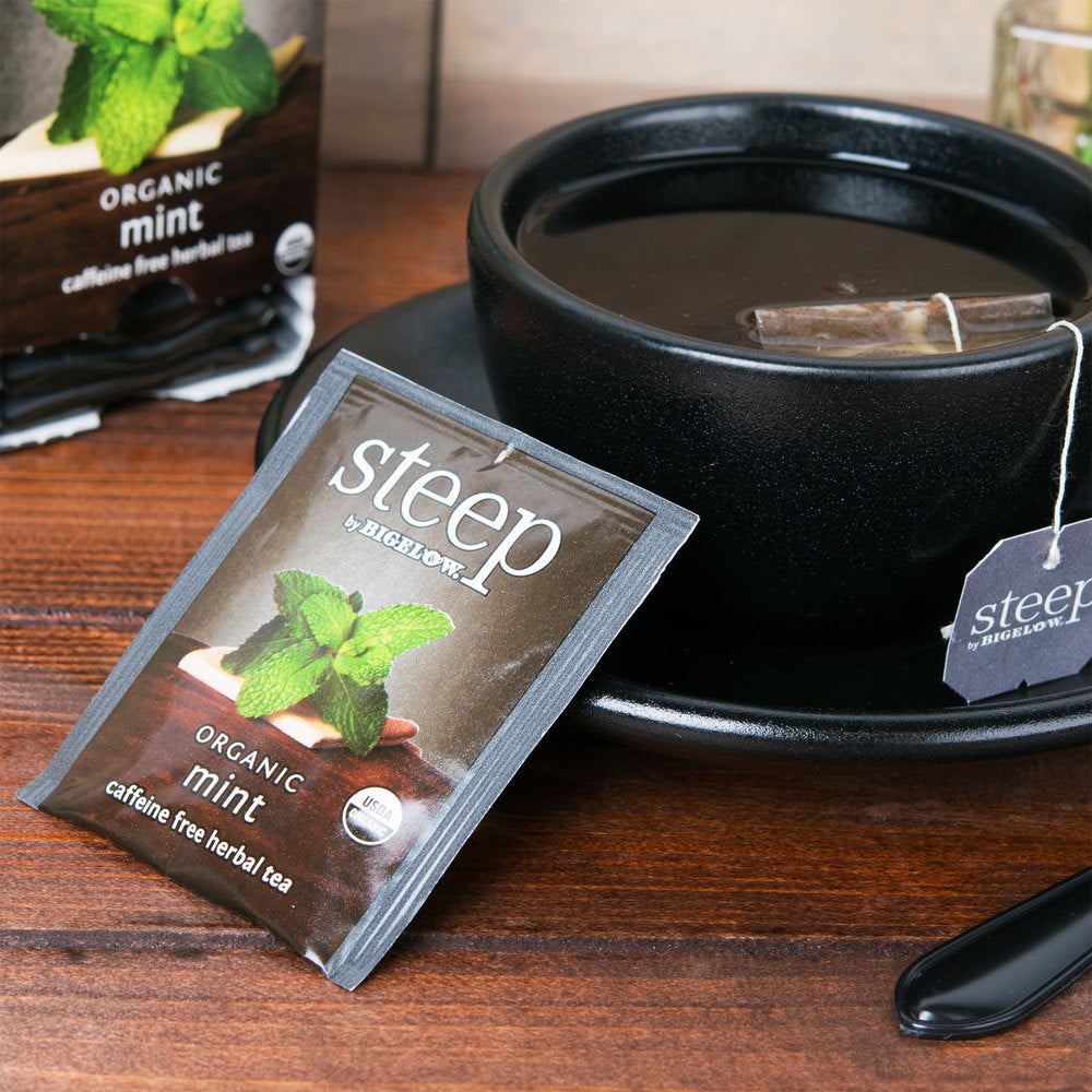 organic mint herbal tea