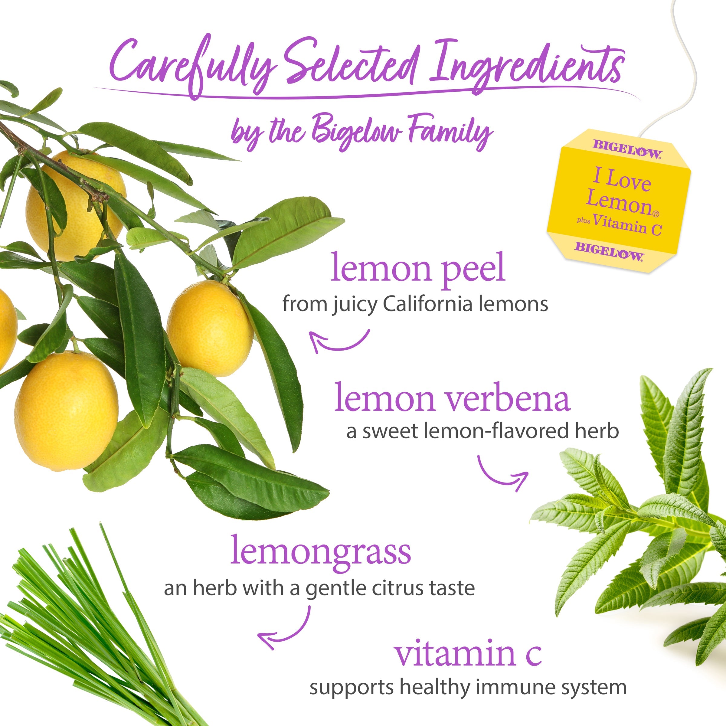 I Love Lemon® Plus Vitamin C Herbal Tea