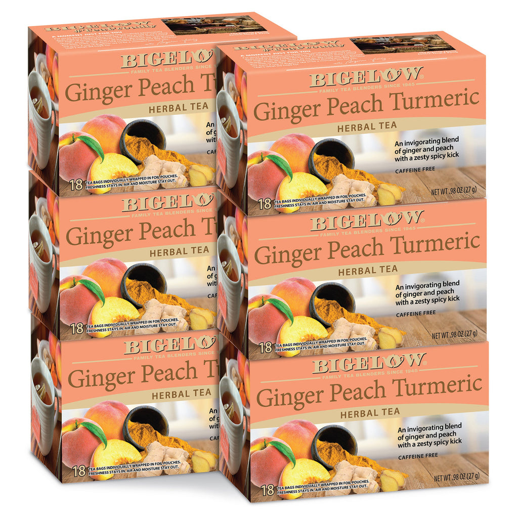 Ginger Peach Turmeric Herbal Tea