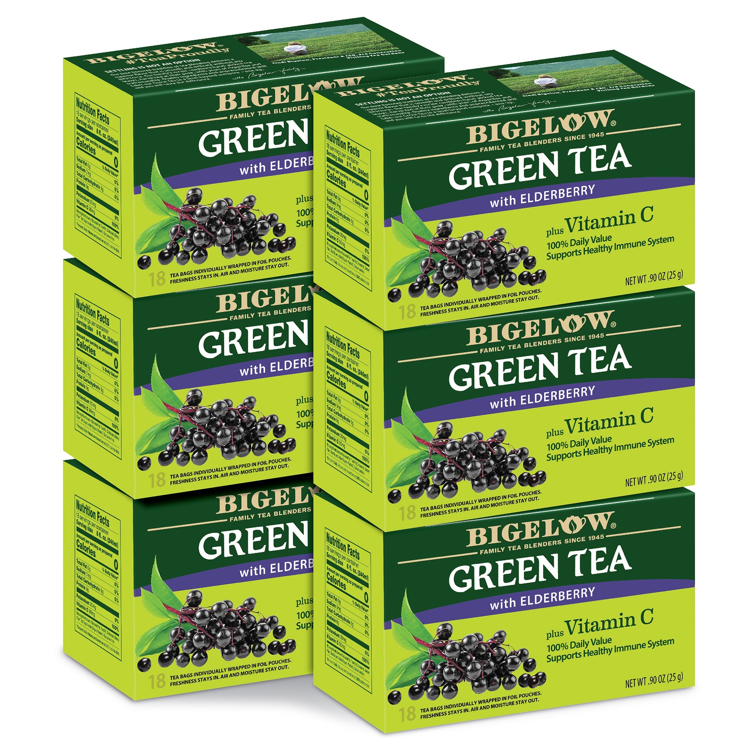 Green Tea with Elderberry Plus Vitamin C
