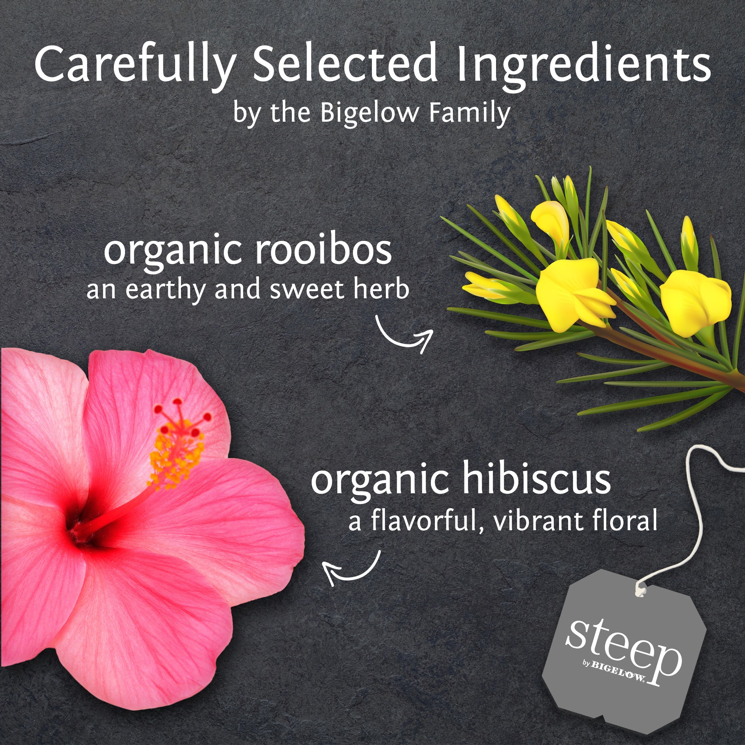 organic rooibos hibiscus herbal tea