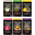 organic black, green and herbal tea 6 flavor variety pack