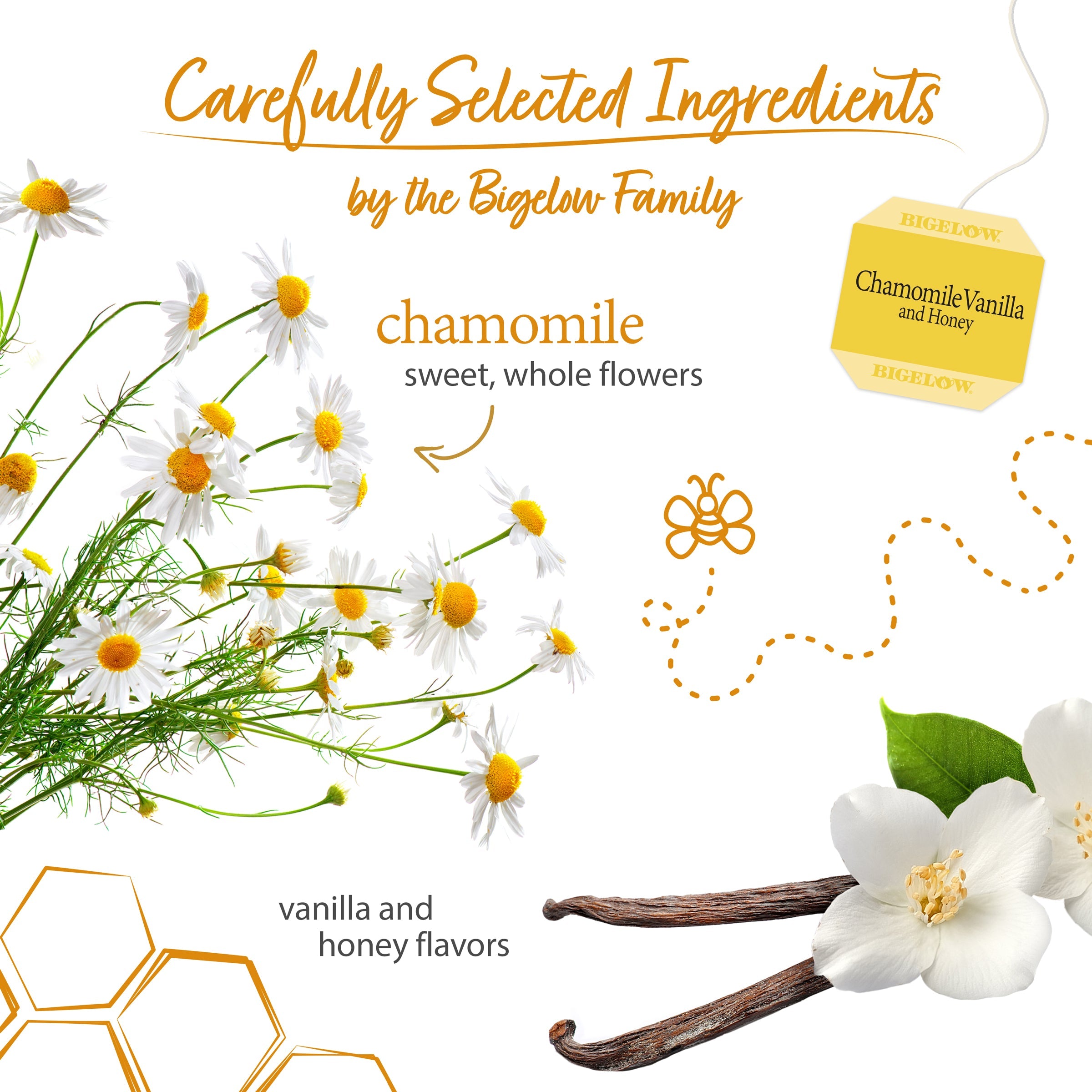 Chamomile Vanilla Honey Herbal Tea