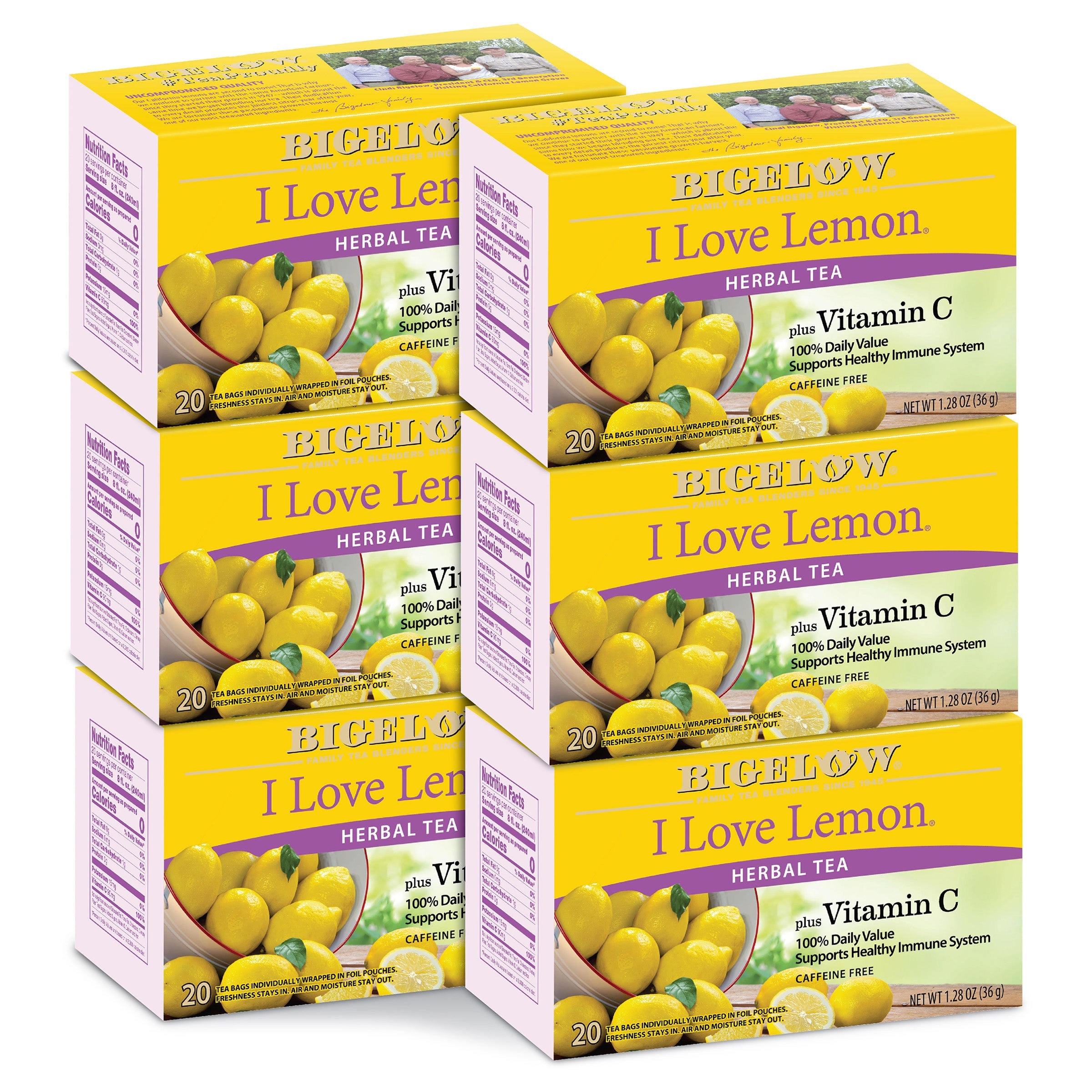 I Love Lemon® Plus Vitamin C Herbal Tea