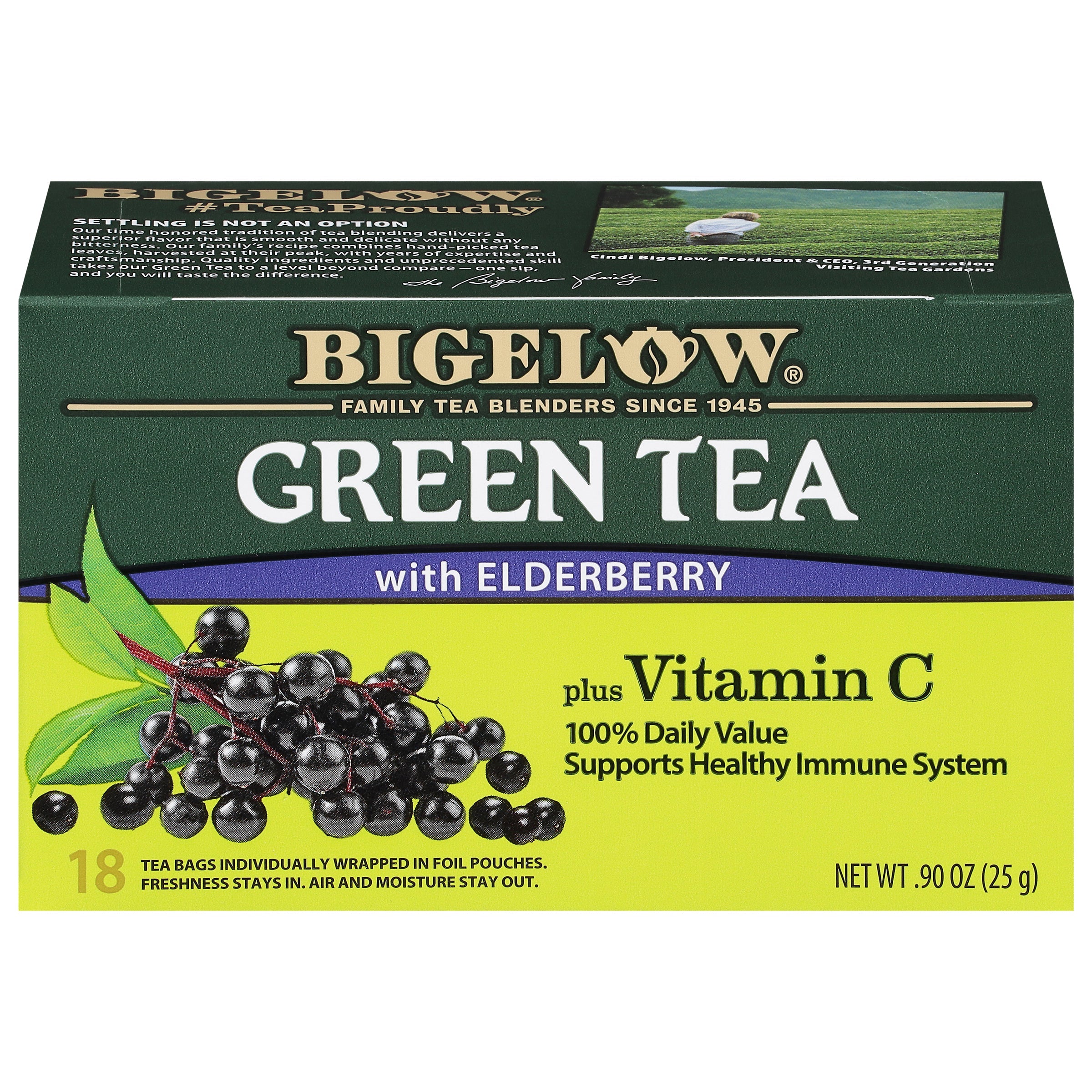 Green Tea with Elderberry Plus Vitamin C