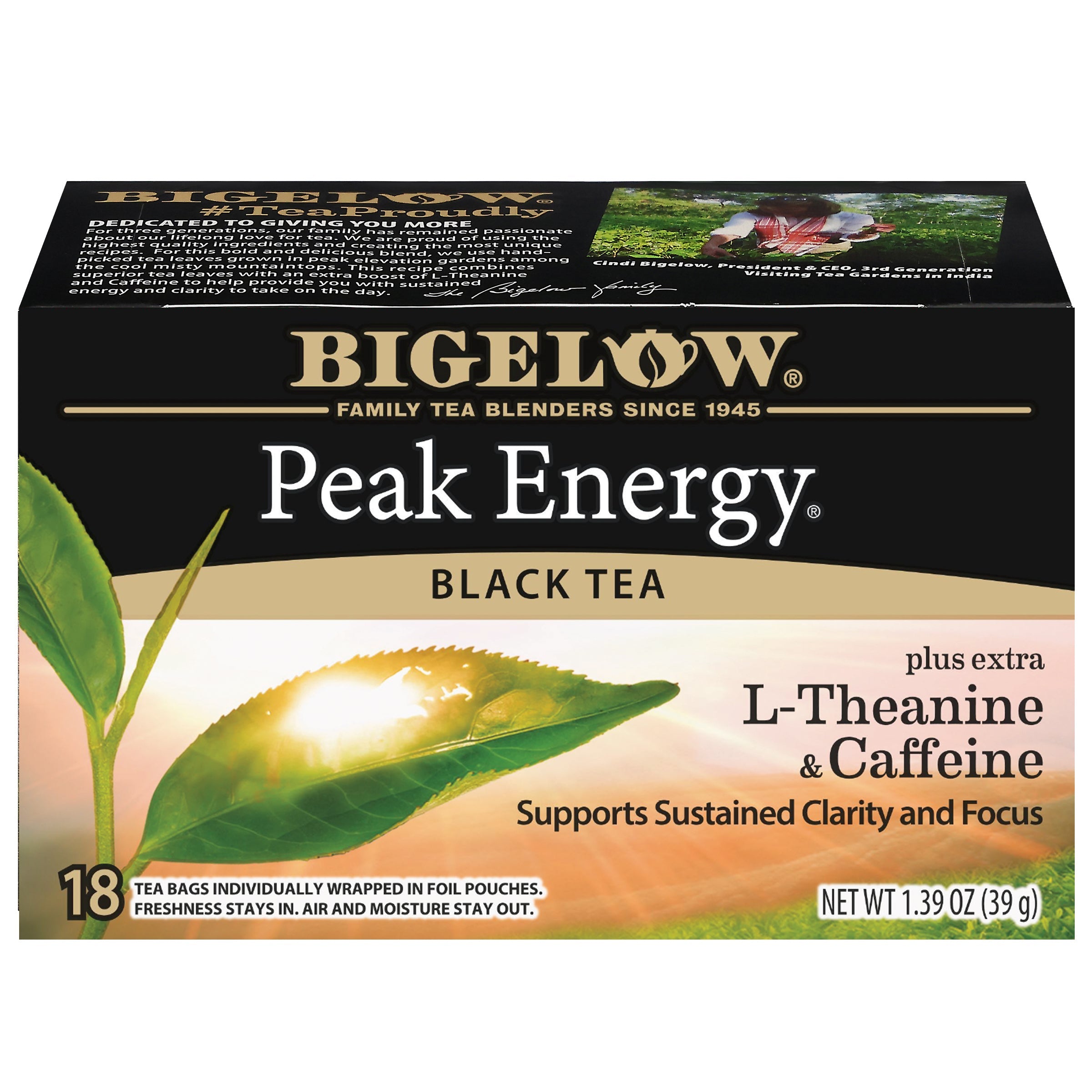 Peak Energy™ plus Extra L-Theanine And Caffeine Black Tea