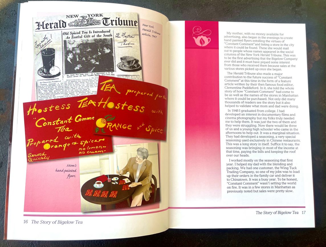 The Story of Bigelow Tea Book
