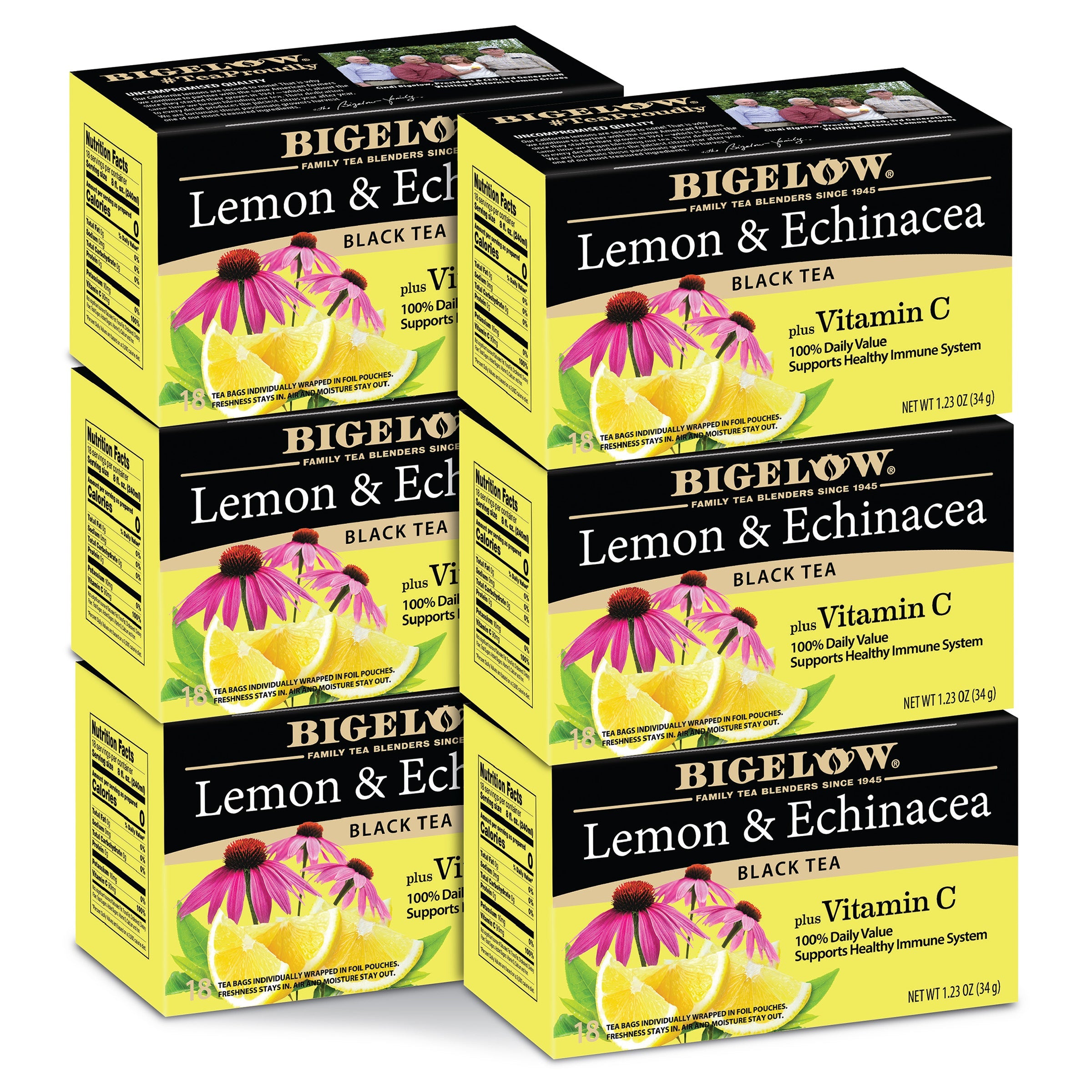 Lemon Echinacea Plus Vitamin C Black Tea