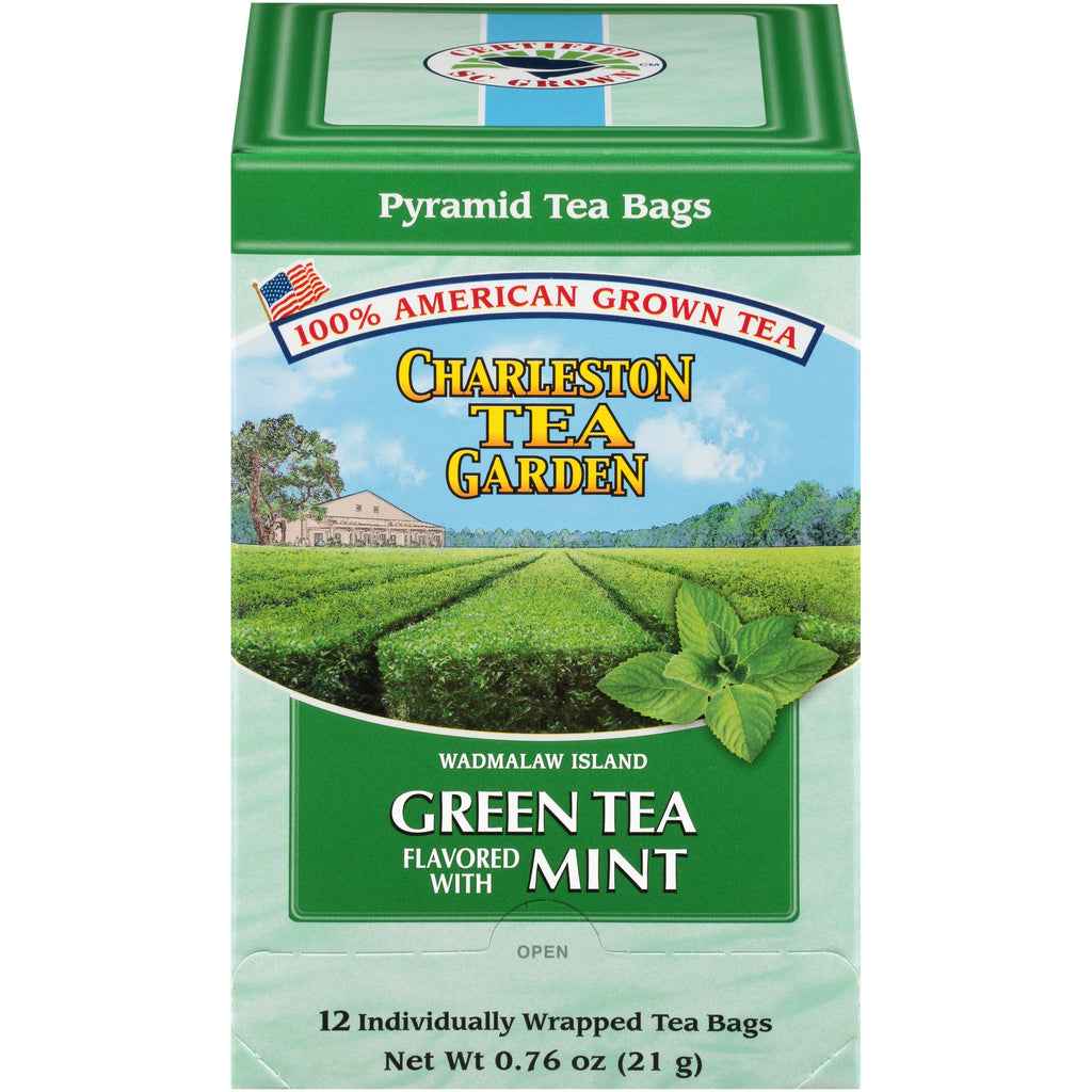 Wadmalaw Island Green Tea with Mint Pyramid Bags