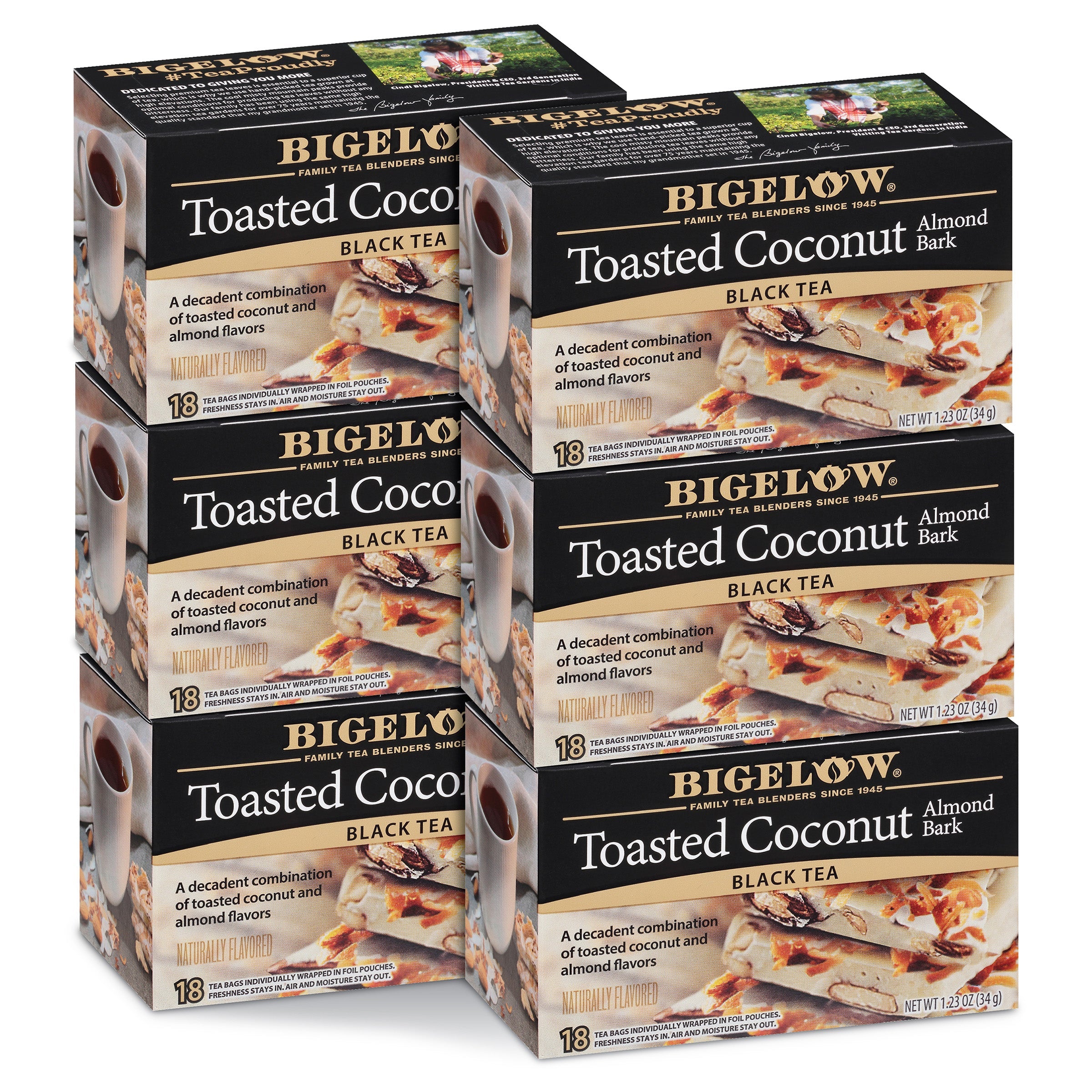 Toasted Coconut Almond Bark Black Tea
