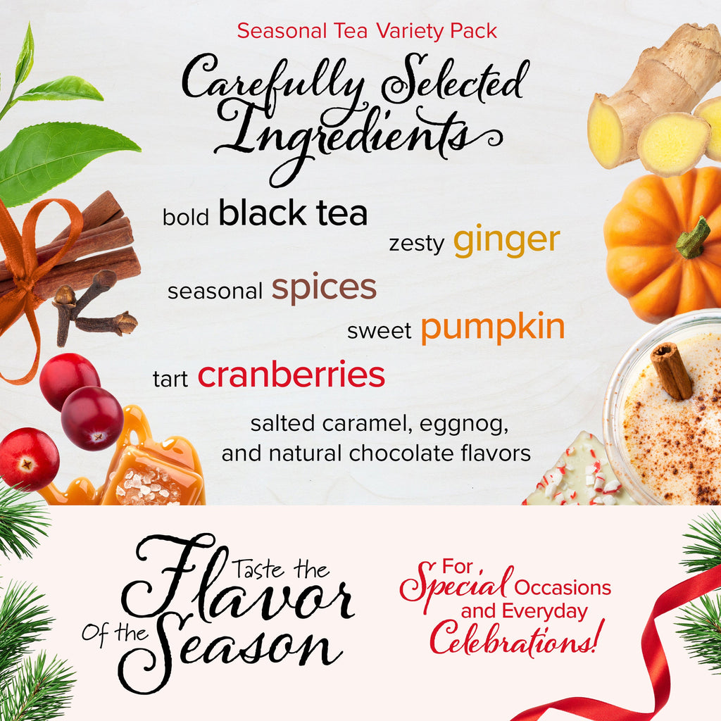 Seasonal Tea 6 Flavor Variety Pack