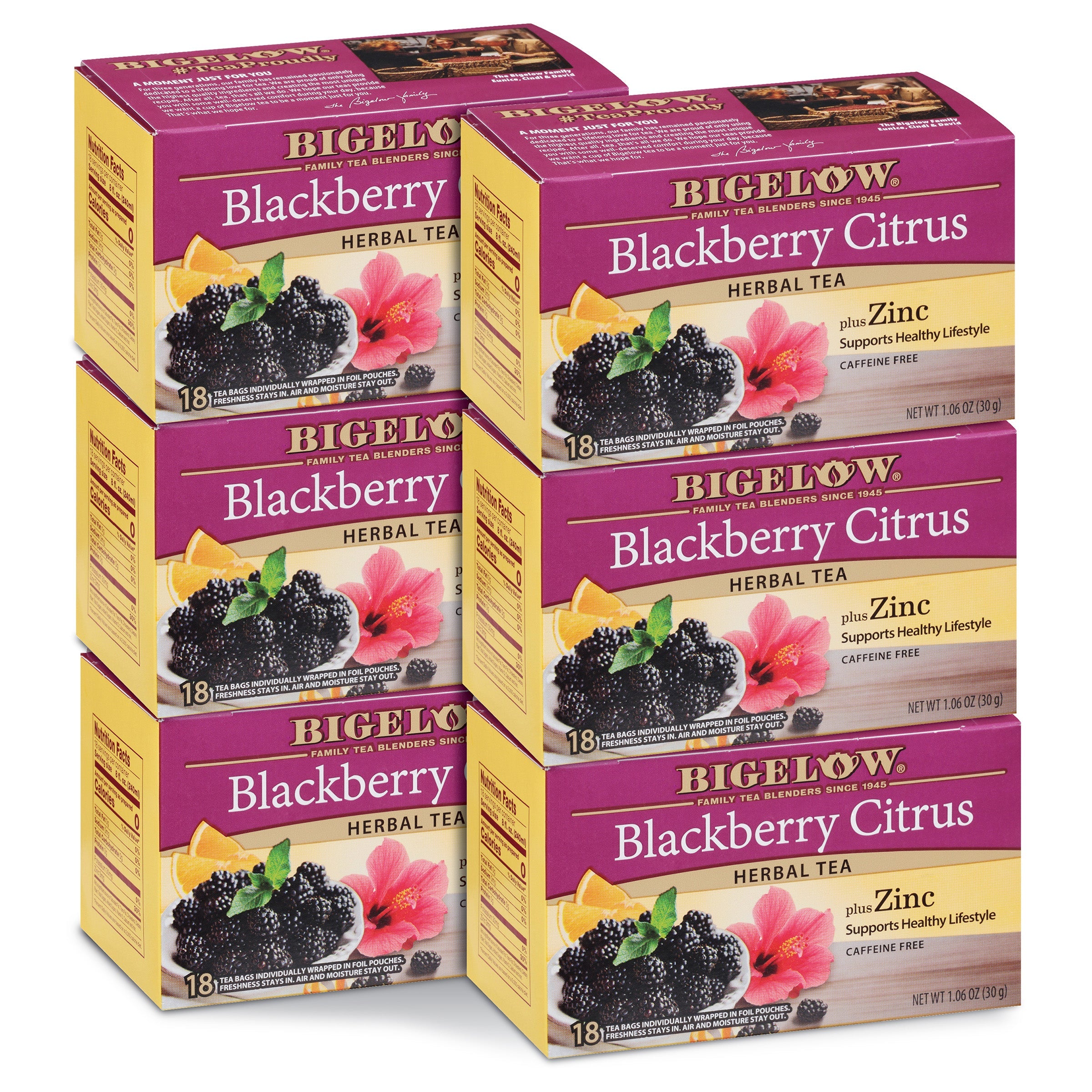 Blackberry Citrus Plus Zinc Herbal Tea