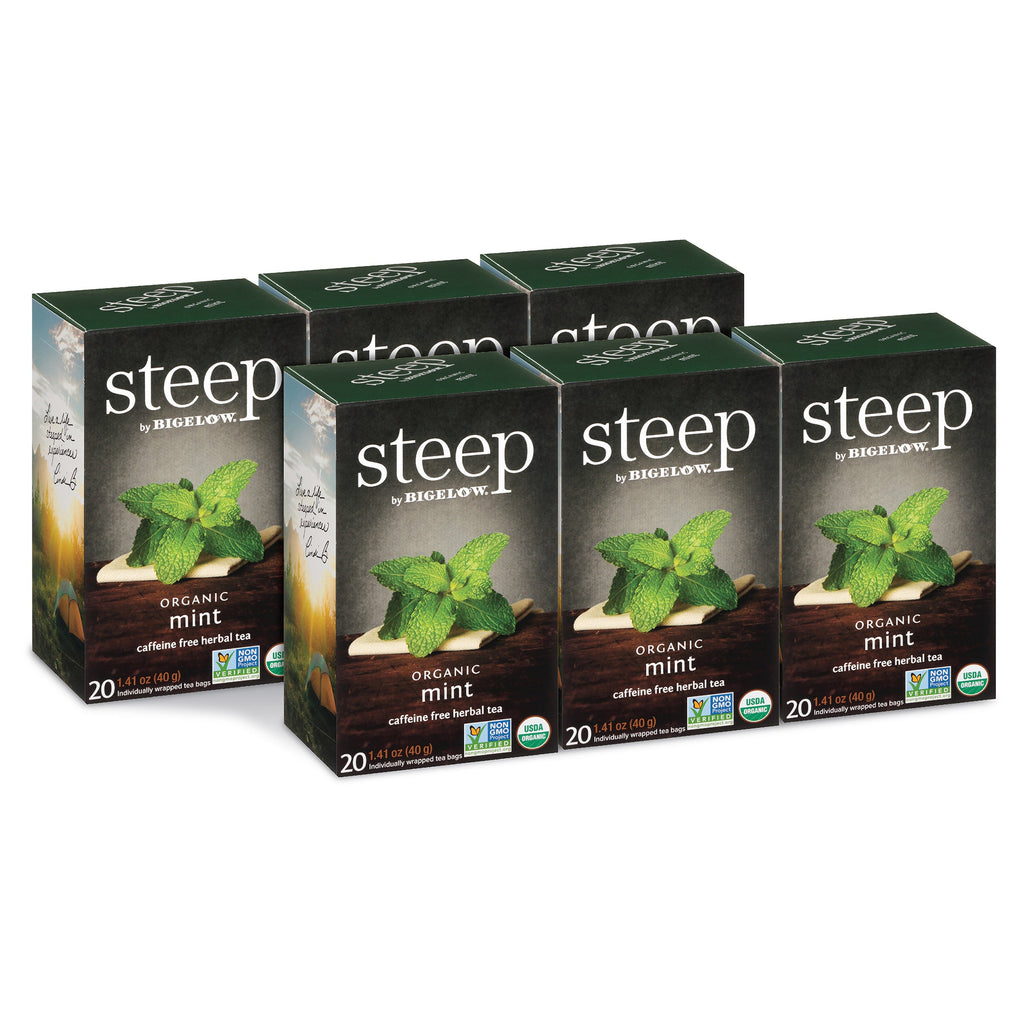 organic mint herbal tea
