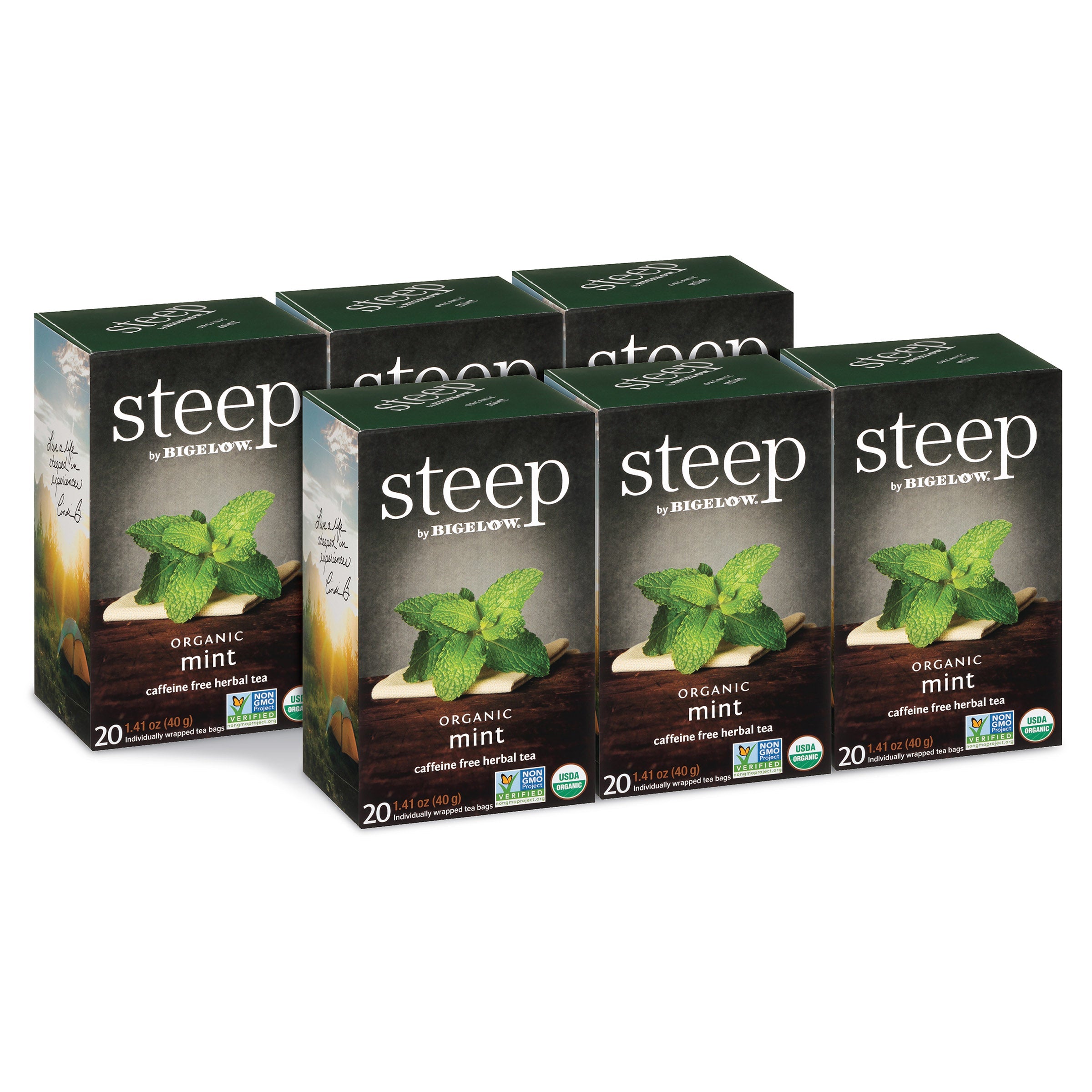 organic mint herbal tea