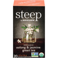 organic oolong and jasmine green tea