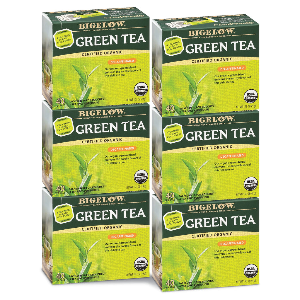 Organic Green Tea Decaf 40 Count