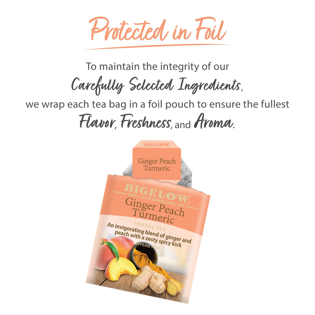 Ginger Peach Turmeric Herbal Tea