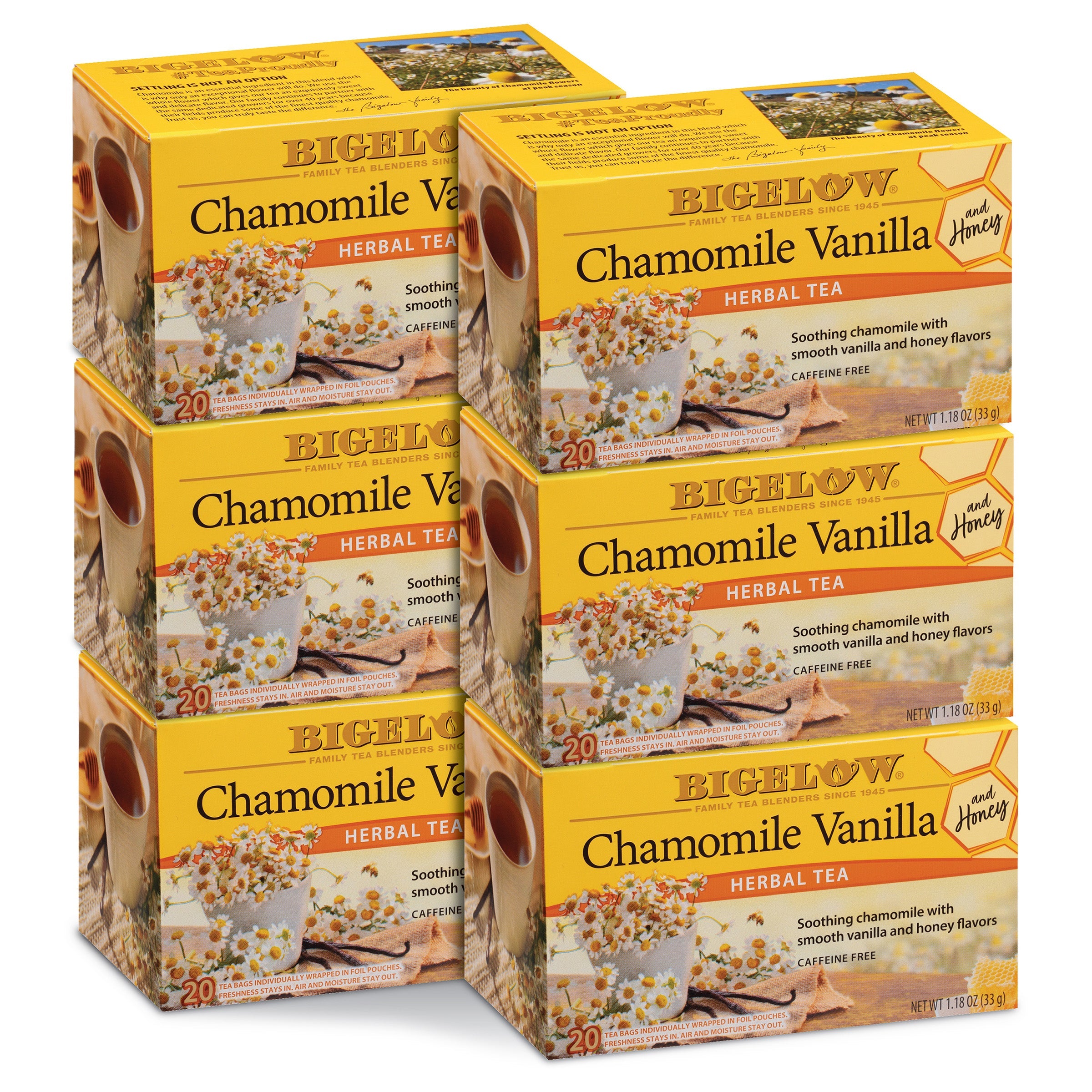 Chamomile Vanilla Honey Herbal Tea