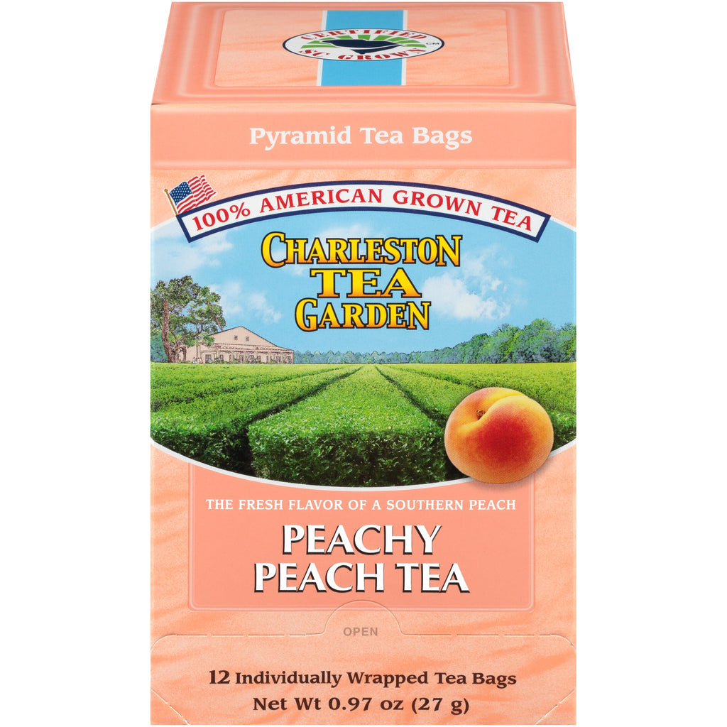 Peachy Peach Black Tea Pyramid Bags