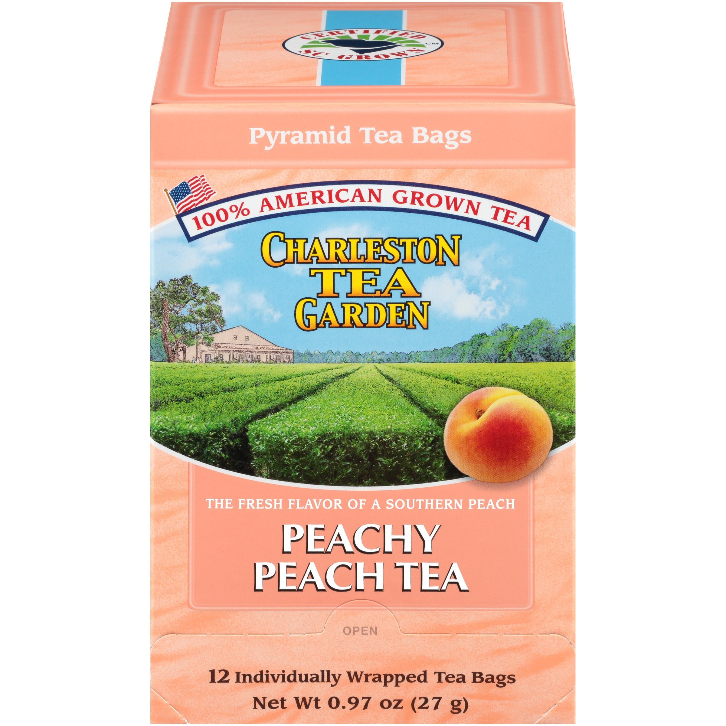Peachy Peach Black Tea Pyramid Bags