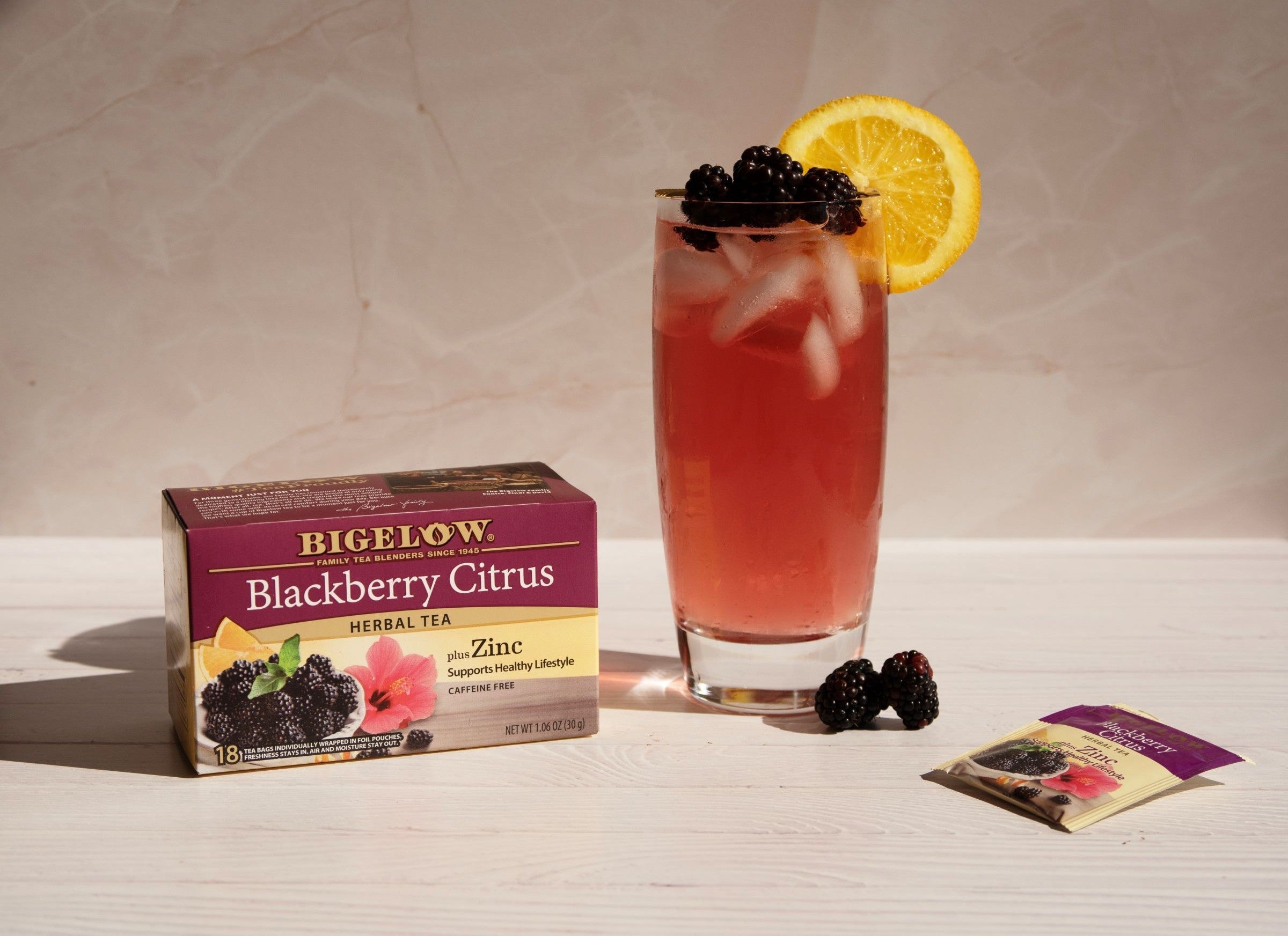 Blackberry Citrus Plus Zinc Herbal Tea