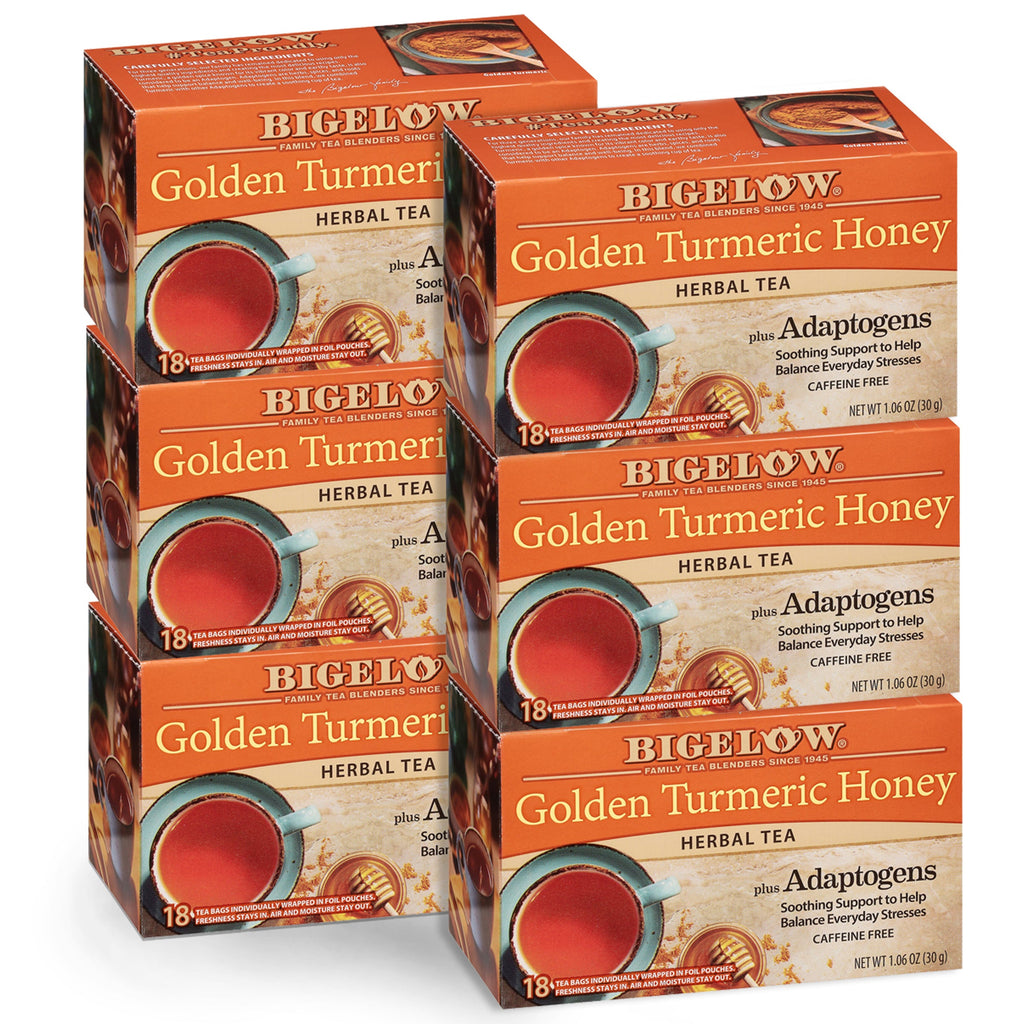 Golden Turmeric Honey Plus Adaptogens Herbal Tea