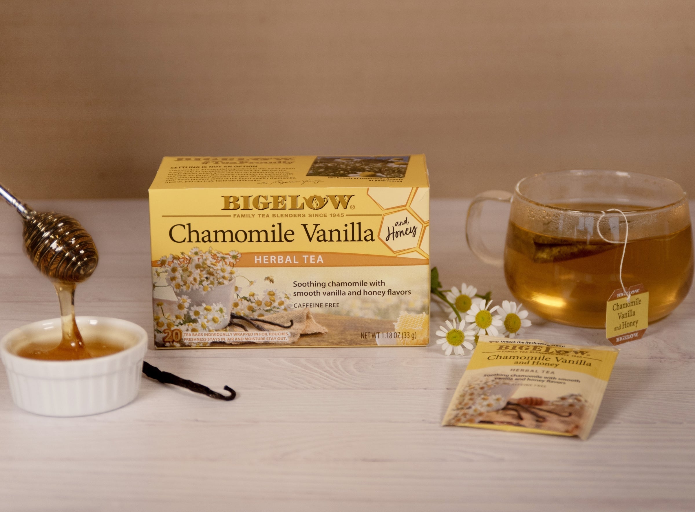 Chamomile Vanilla Honey Herbal Tea