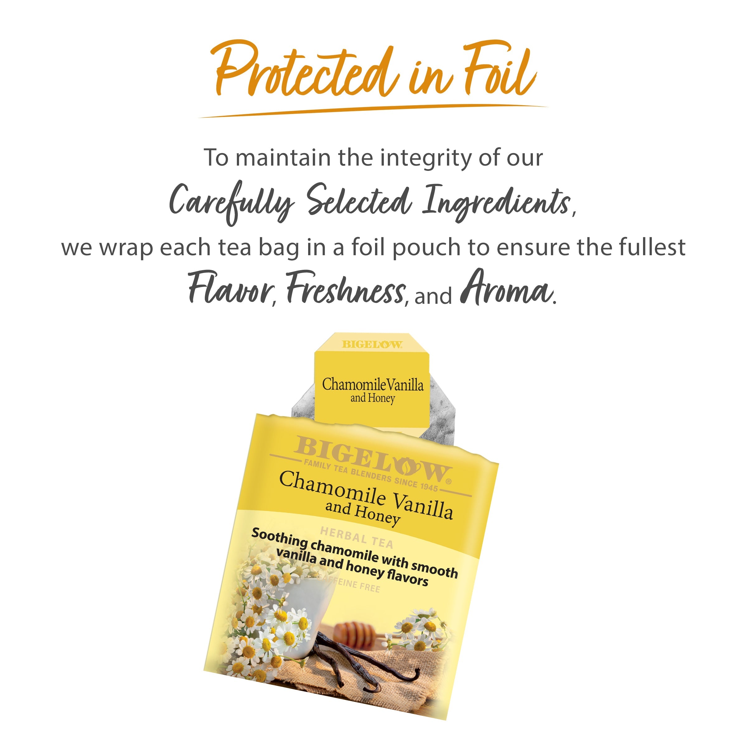 Chamomile Vanilla Honey Herbal Tea