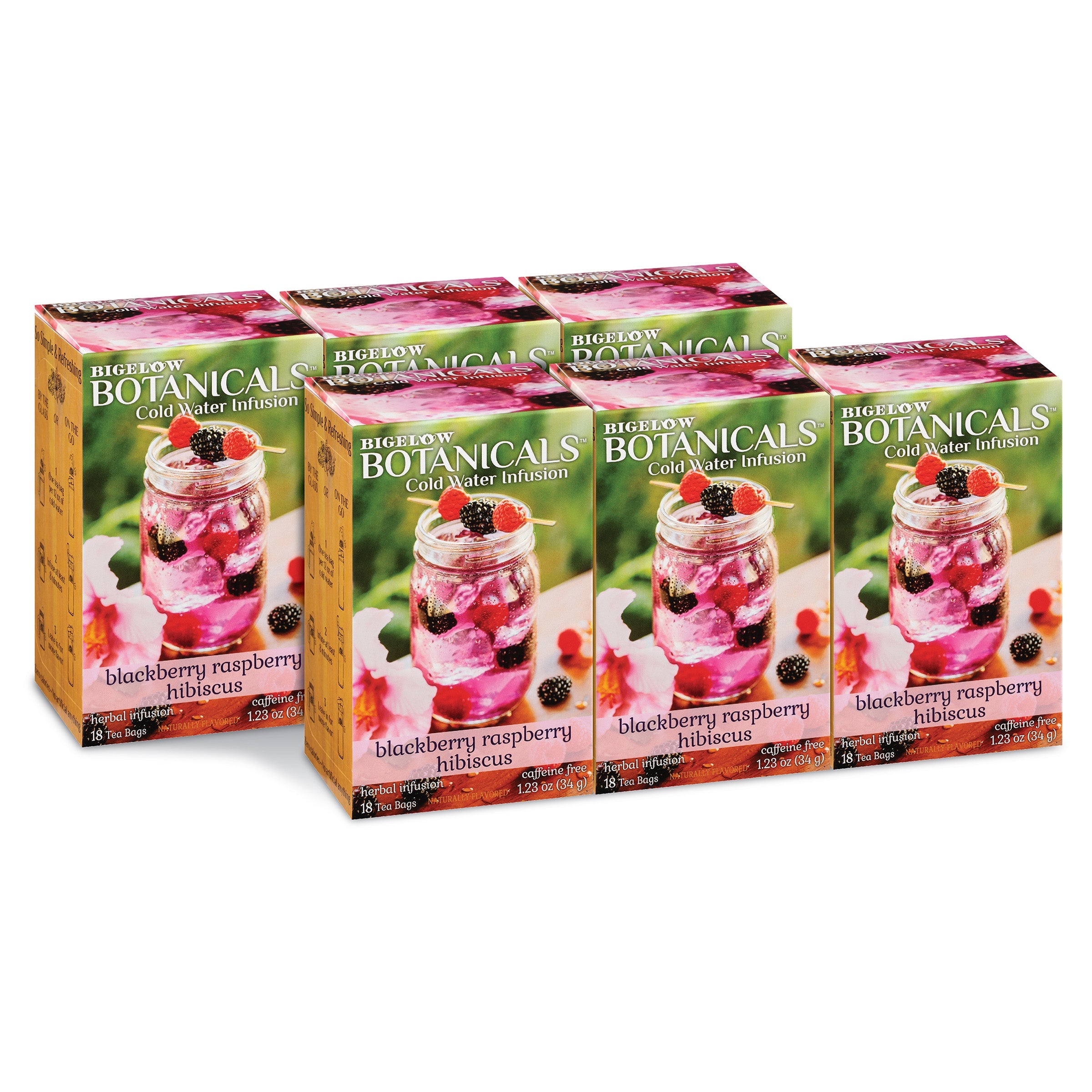 Blackberry Raspberry Hibiscus Cold Water Infusion