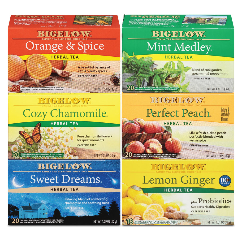 Herbal Tea 6 Flavor Variety Pack