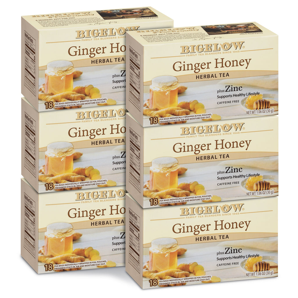 Ginger Honey plus Zinc Herbal Tea