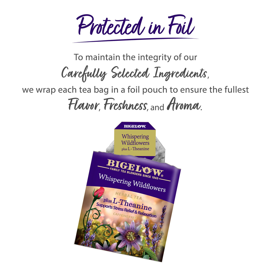 Whispering Wildflowers™ plus L-Theanine Herbal Tea