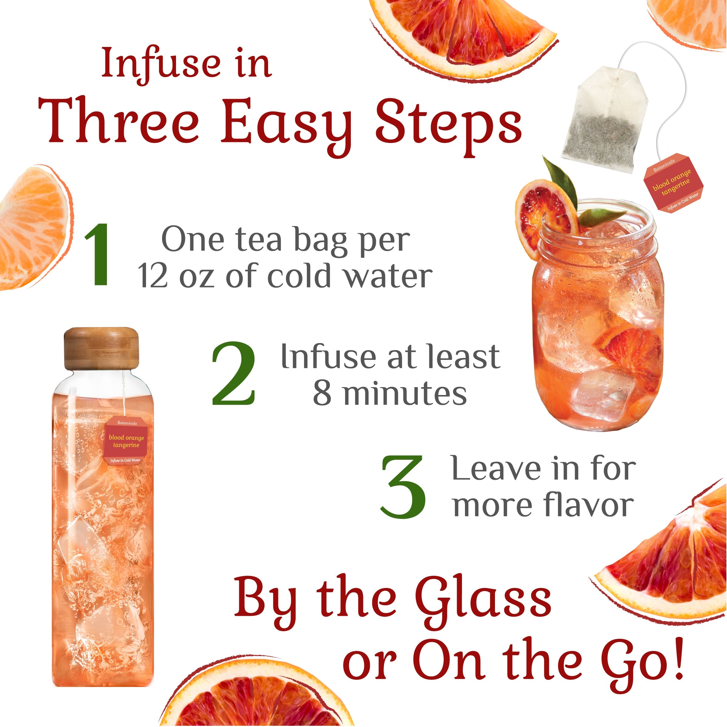Blood Orange Tangerine Cold Water Infusion