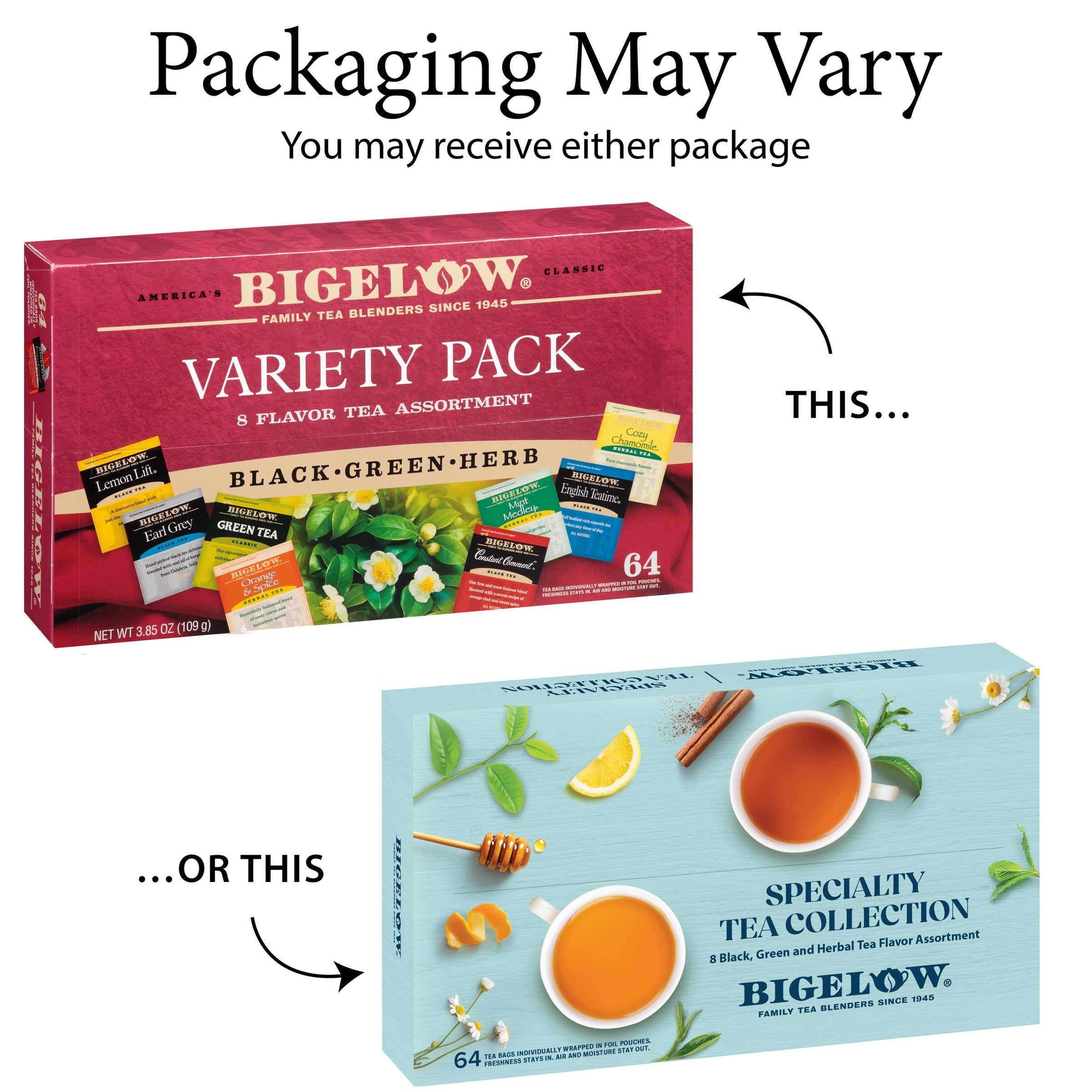 Fine Tea and  Herbal Tea Assortment