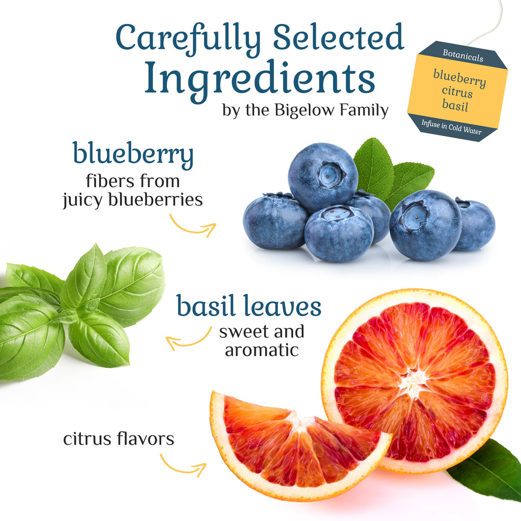 Blueberry Citrus Basil Cold Water Infusion